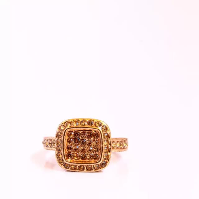 Gold Clear Ring